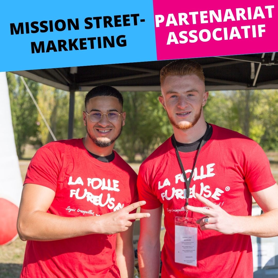 La Folle Furieuse - Mission street marketing - Partenariat Associatif